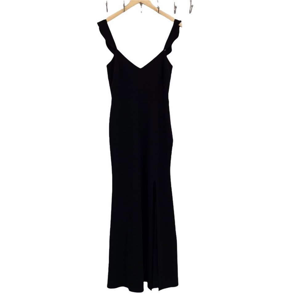 NWOT WAYF New black formal maxi dress stretchy